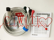 6 Pin 5 / Lead Ecg Lead Wires, EA6151B Button Type Defibrillator Accessories
