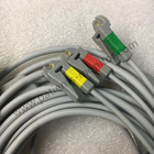 GE Care Fusion ECG Care Cable 3 Lead Dengan Kawat Timbal Grabber Terintegrasi IEC 3.6m 12ft REF 2021141-002 2017004-003