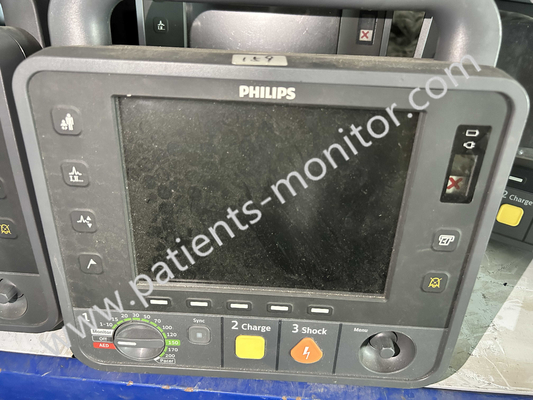 Philip HeartStart Intrepid Monitor Defibrillator REF 989803202601 P/N 867172 Peralatan Rumah Sakit Digunakan