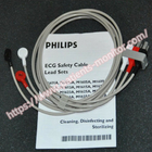 Bagian Mesin EKG philip Safety Cable Lead Set Peralatan Medis M1605A