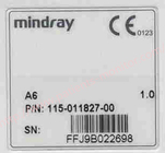 Mindray A6 IPM Modul IBP Bagian Monitor Pasien PN 115-011827-00