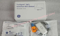 GE TS-SE-3 TruSignal Dapat Digunakan Kembali SpO2 Sensor Kulit Sensitif Dewasa Pediatrik Bayi Neonatus 1M QTY 3