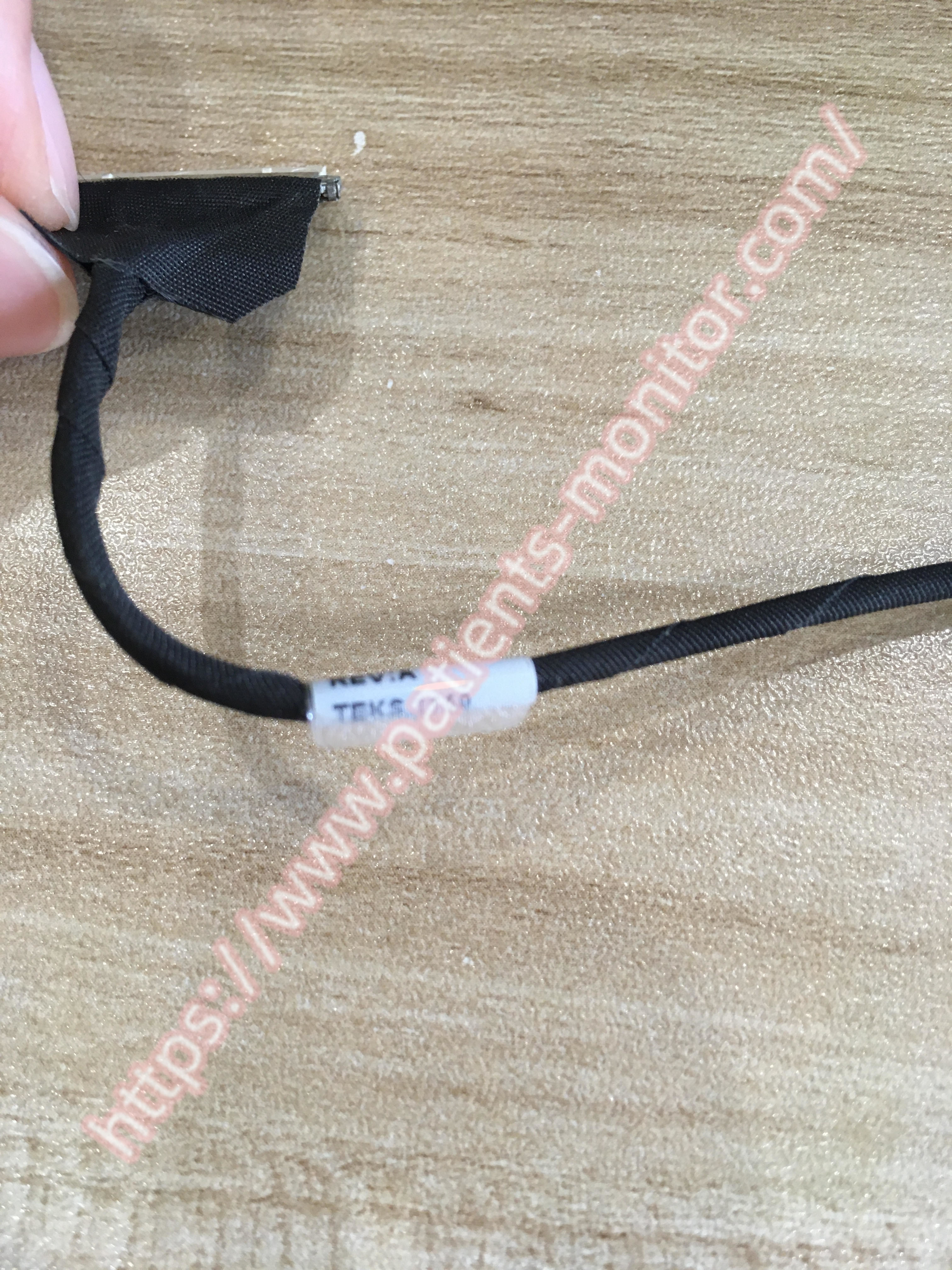 Kabel philip VM6 LVDS Peralatan Medis Hitam Untuk Rumah Sakit